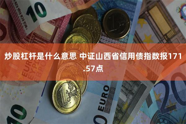 炒股杠杆是什么意思 中证山西省信用债指数报171.57点