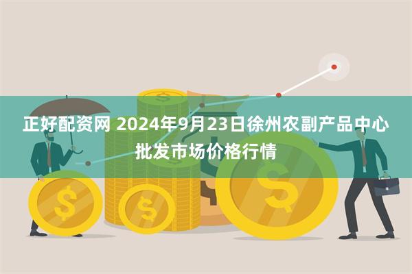 正好配资网 2024年9月23日徐州农副产品中心批发市场价格行情